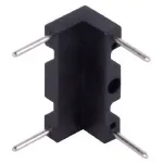 Соединитель угловой L-образный для треков накладных Favourite Unika 1006-CB-025