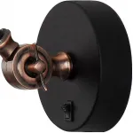Бра Arte Lamp 2055 A2055AP-1BK Цвет арматуры черный Цвет плафонов черный