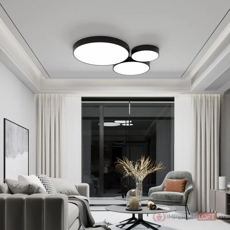 Накладной светильник Eurosvet Entire 90318/1 черный от ImperiumLoft