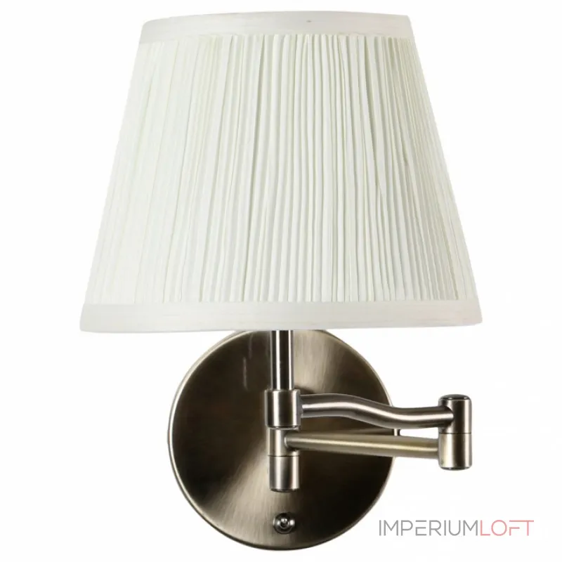 Бра Arte Lamp California A2872AP-1AB Цвет арматуры бронза Цвет плафонов кремовый