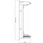 Рамка на 2 светильника Deko-Light 930093 Цвет арматуры белый