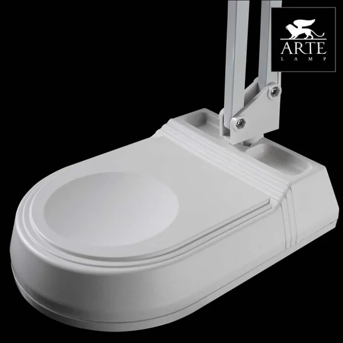 Настольная лампа офисная Arte Lamp Desk A5810LT-1WH Цвет арматуры белый Цвет плафонов белый от ImperiumLoft