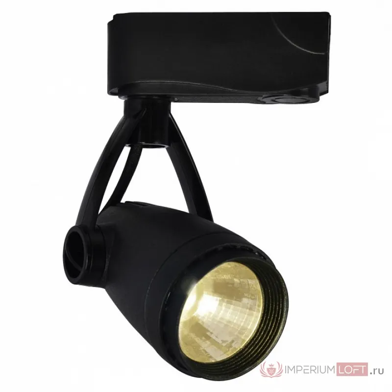 Светильник на штанге Arte Lamp Track Lights A5910PL-1BK Цвет арматуры черный Цвет плафонов черный от ImperiumLoft