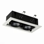 Встраиваемый светильник ST-Luce Hemi ST250.548.02 Цвет арматуры черный от ImperiumLoft