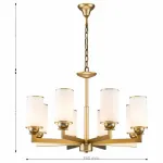 Люстра на штанге Favourite Sollemnis 2621-8P 