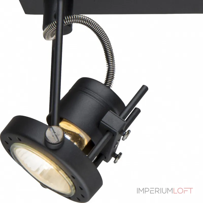 Спот Arte Lamp Costruttore A4300AP-2BK Цвет арматуры черный Цвет плафонов белый