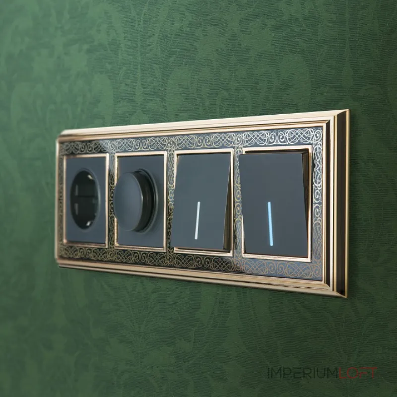 Выключатель проходной одноклавишный с подсветкой без рамки Werkel черный матовый W1112108 Выключатель проходной одноклавишный с подсветкой без рамки Werkel черный матовый W1112108