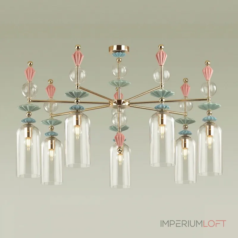 Люстра на штанге Odeon Light Bizet 4855/7C  Люстра на штанге Odeon Light Bizet 4855/7C