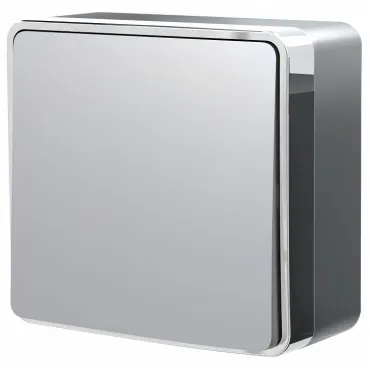 Выключатель одноклавишный Werkel Gallant W5012006 Цвет арматуры серебро