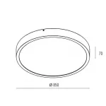 Накладной светильник Donolux S111027 C111027/1 D850 от ImperiumLoft