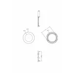 Встраиваемый светильник Donolux DL18453 DL18453/9W White R Dim от ImperiumLoft