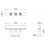 Светильник на штанге Donolux DL18788 DL18788/03M Black от ImperiumLoft
