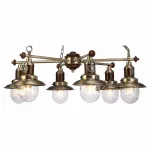 Подвесная люстра Arte Lamp Sailor A4524LM-6AB Цвет арматуры бронза Цвет плафонов прозрачный от ImperiumLoft