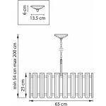 Подвесная люстра Lightstar Agave 712064