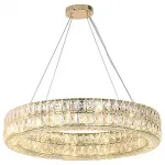 Подвесной светильник Newport 10120 10124+4/S gold Цвет арматуры золото Цвет плафонов прозрачный от ImperiumLoft
