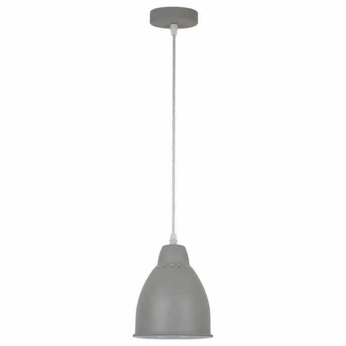 Подвесной светильник Arte Lamp Braccio A2054SP-1GY Цвет арматуры серый Цвет плафонов серый от ImperiumLoft