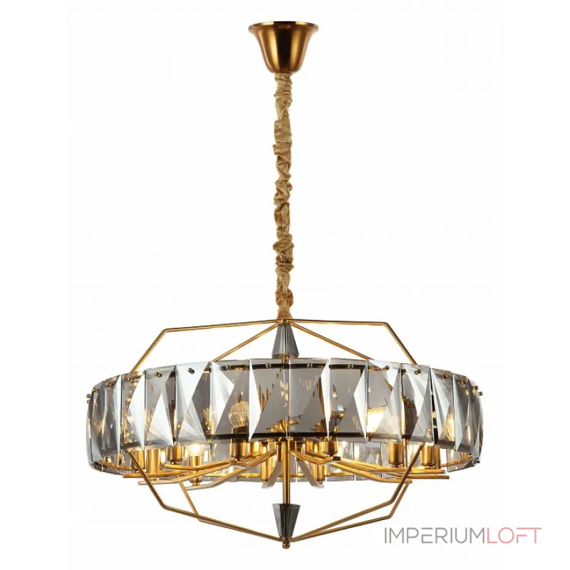 Подвесная люстра Stilfort Avenue 2090/05/12C Цвет плафонов коричневый Цвет арматуры бронза