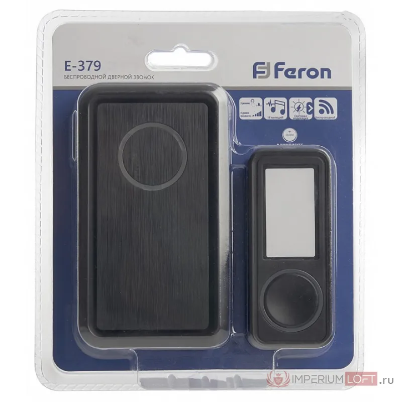 Звонок беспроводной Feron E-379 41436 от ImperiumLoft