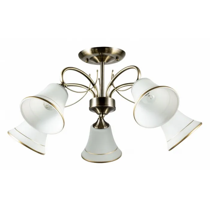 Люстра на штанге Arte Lamp Blossom A2709PL-5AB Цвет плафонов бронза Цвет арматуры бронза от ImperiumLoft