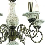 Подвесная люстра TopLight Sylvia TL7280D-05AB Цвет арматуры бронза Цвет плафонов золото от ImperiumLoft
