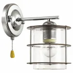 Бра Lumion Rotondum 3504/1W Цвет арматуры хром Цвет плафонов прозрачный от ImperiumLoft