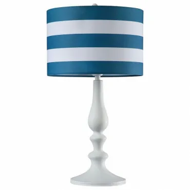 Настольная лампа декоративная Maytoni Sailor MOD963-TL-01-W Цвет арматуры белый Цвет плафонов синий