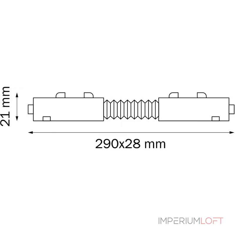 Соединитель гибкий для треков Lightstar Barra 505157 Соединитель гибкий для треков Lightstar Barra 505157