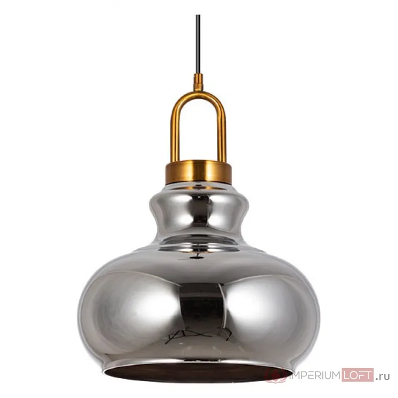 Подвесной светильник Arte Lamp Bell A1992SP-1PB Цвет арматуры Коричневый Цвет плафонов Серый от ImperiumLoft
