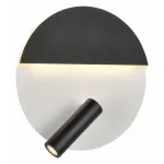 Бра с подсветкой Vele Luce Radar VL8292W21 Цвет арматуры Черно-белый Цвет плафонов Черный от ImperiumLoft
