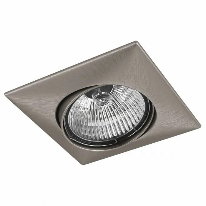Встраиваемый светильник Lightstar Lega QUA 011035 Цвет арматуры никель от ImperiumLoft