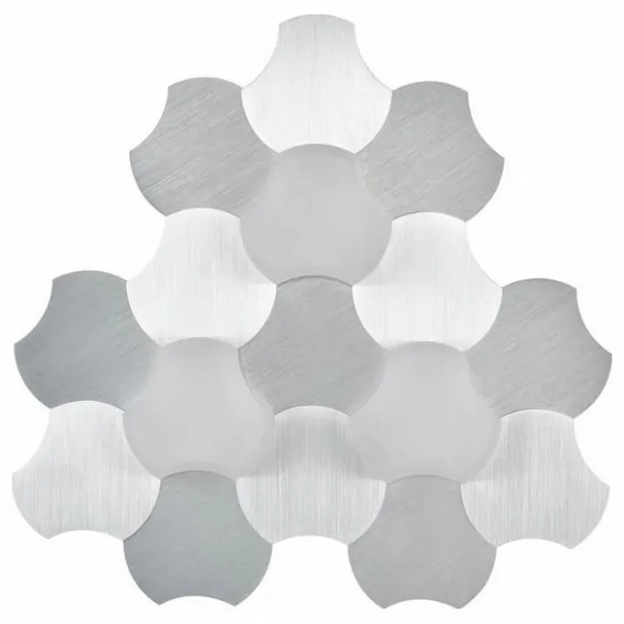 Бра Vele Luce Pala 742 2 VL8045W03 Цвет арматуры серебро Цвет плафонов серебро от ImperiumLoft
