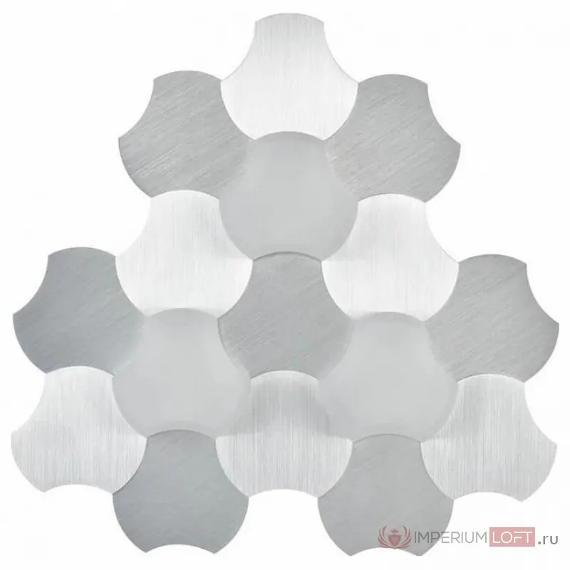 Бра Vele Luce Pala 742 2 VL8045W03 Цвет арматуры серебро Цвет плафонов серебро от ImperiumLoft