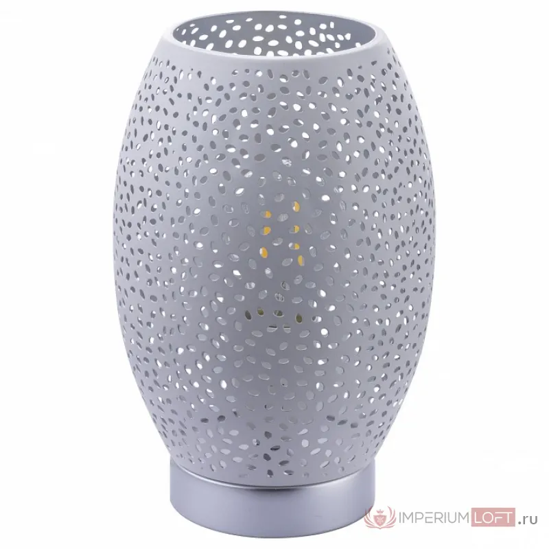 Настольная лампа декоративная Globo Narri 24002W Цвет арматуры серебро Цвет плафонов белый от ImperiumLoft