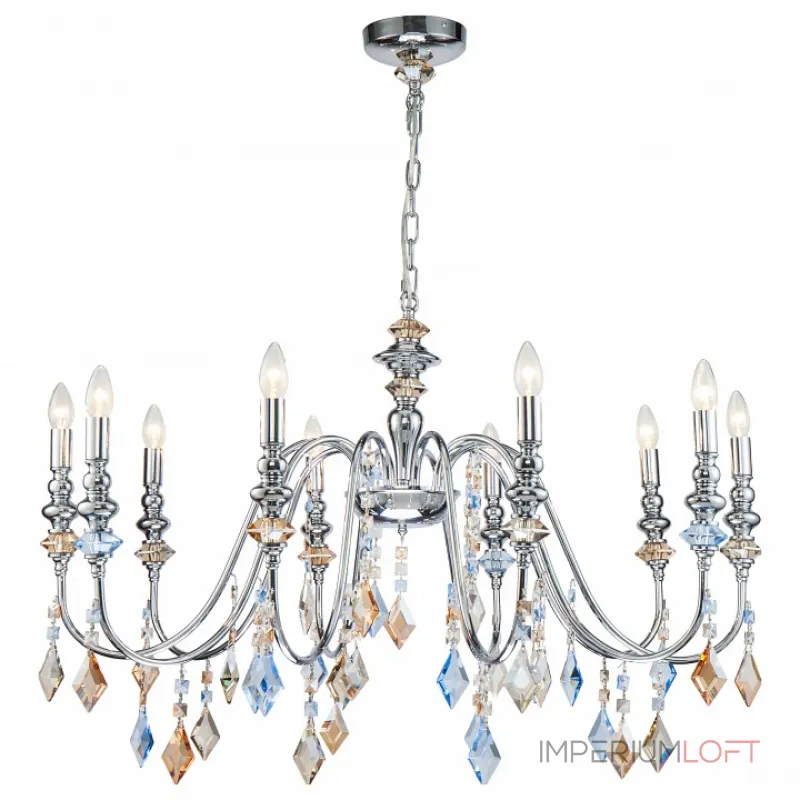 Подвесная люстра Lucia Tucci Maya MAYA 4450.10 chrome