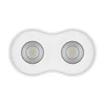 Накладной светильник Lightstar Binoco Duo 052026 Цвет арматуры белый от ImperiumLoft