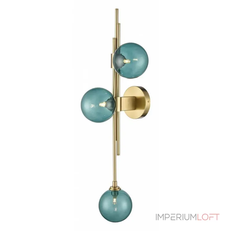 Бра Vele Luce Paradise VL5774W13 Цвет арматуры Желтый Цвет плафонов Зеленый Бра Vele Luce Paradise VL5774W13 Цвет арматуры Желтый Цвет плафонов Зеленый