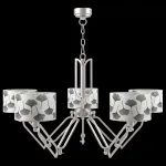 Подвесная люстра Lamp4You Hightech 16 M1-05-SN-LMP-Y-7 Цвет арматуры никель Цвет плафонов черно-белый от ImperiumLoft