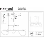 Подвесная люстра Maytoni MOD166PL-L30G3K