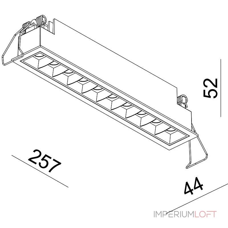 Встраиваемый светильник Deko-Light Ceti 565251 Цвет арматуры белый Цвет плафонов черный Встраиваемый светильник Deko-Light Ceti 565251 Цвет арматуры белый Цвет плафонов черный