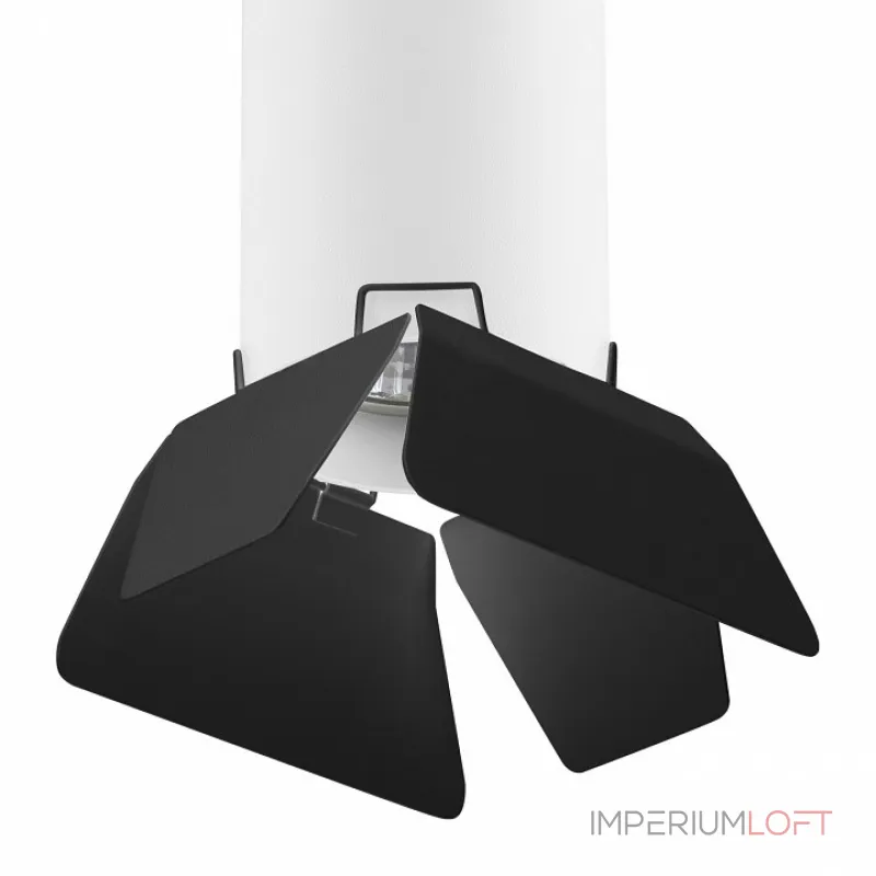 Накладной светильник Lightstar Rullo 3 R496437 Цвет плафонов черно-белый Накладной светильник Lightstar Rullo 3 R496437 Цвет плафонов черно-белый