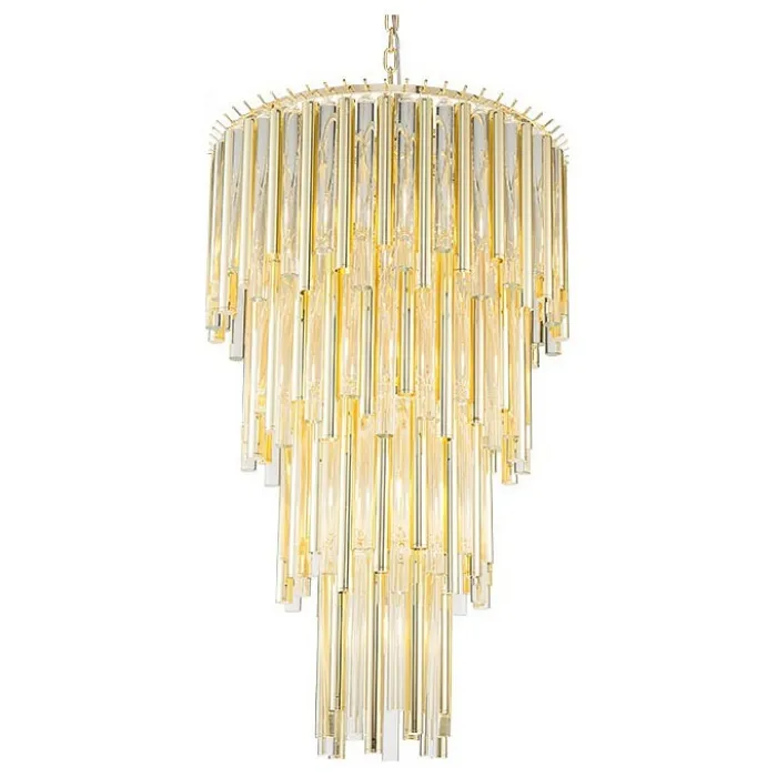 Подвесной светильник DeLight Collection Gigi KM0931P-13 gold Цвет арматуры золото Цвет плафонов прозрачный от ImperiumLoft