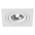 Встраиваемый светильник Lightstar Intero 16 quadro i51606 Цвет арматуры белый Цвет плафонов прозрачный