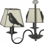 Подвесная люстра TopLight Donna TL7510D-03BL Цвет арматуры черный Цвет плафонов черно-белый от ImperiumLoft