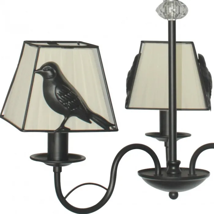 Подвесная люстра TopLight Donna TL7510D-03BL Цвет арматуры черный Цвет плафонов черно-белый от ImperiumLoft