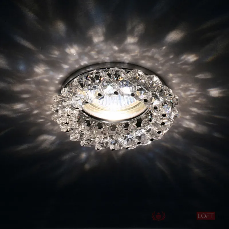 Встраиваемый светильник Lightstar Onora 030304 Цвет арматуры хром Цвет плафонов прозрачный от ImperiumLoft