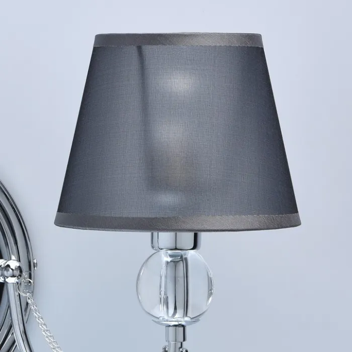 Бра MW-Light Федерика 684021302 Цвет арматуры хром Цвет плафонов серый от ImperiumLoft