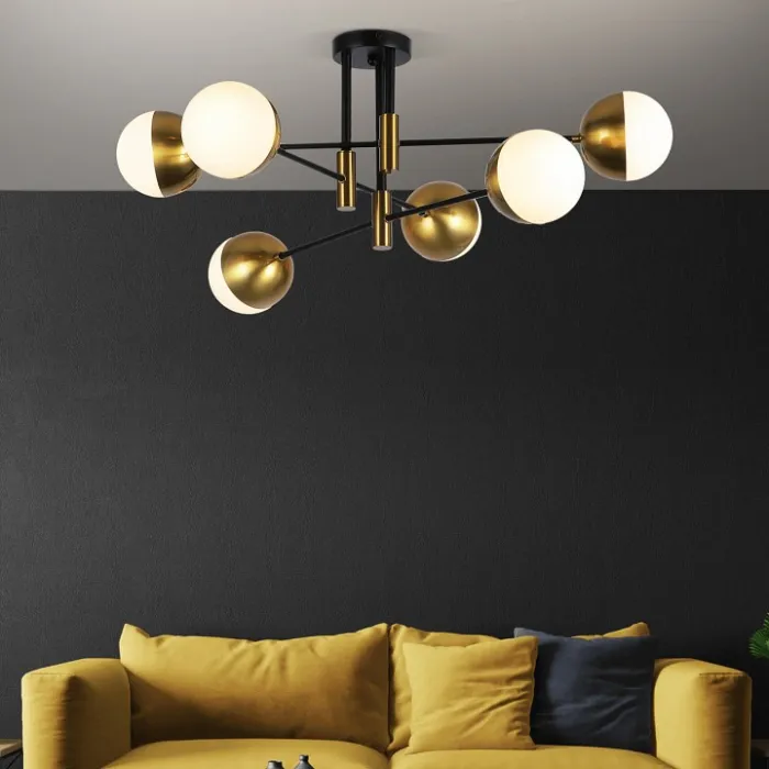 Потолочная люстра Eurosvet Nuvola 70129/6 латунь от ImperiumLoft