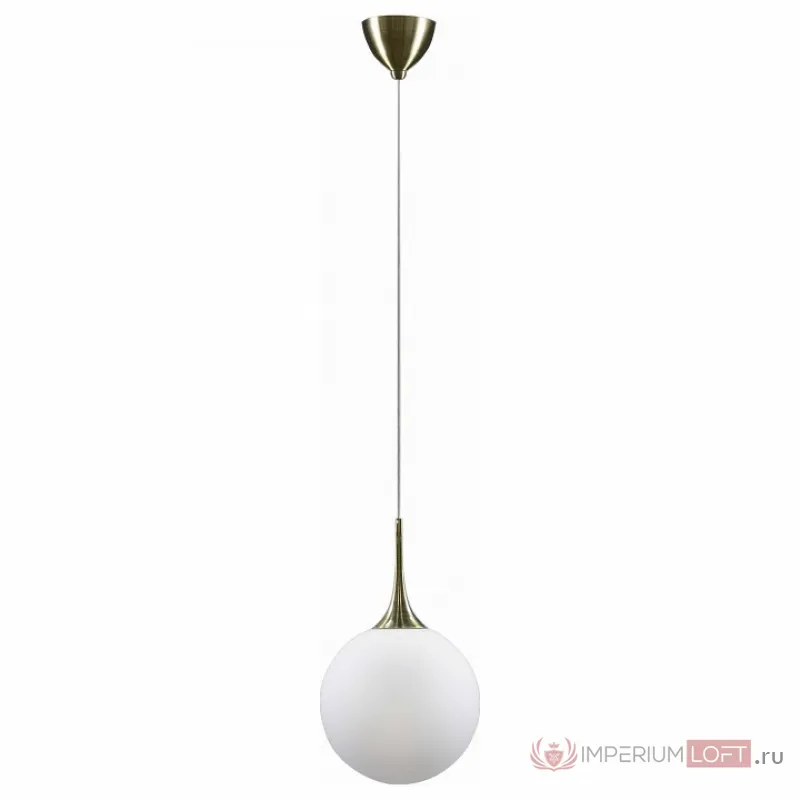 Подвесной светильник Lightstar Globo 813031 Цвет плафонов белый Цвет арматуры бронза от ImperiumLoft