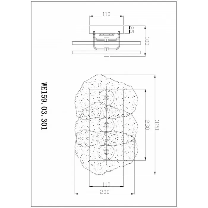 Бра Wertmark Nicola WE159.03.301 от ImperiumLoft