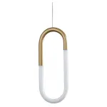 08271,33(3000K) Подвес Канто золото d14 h200 (высота корпуса светильника h36) Led 12W (3000K) от ImperiumLoft
